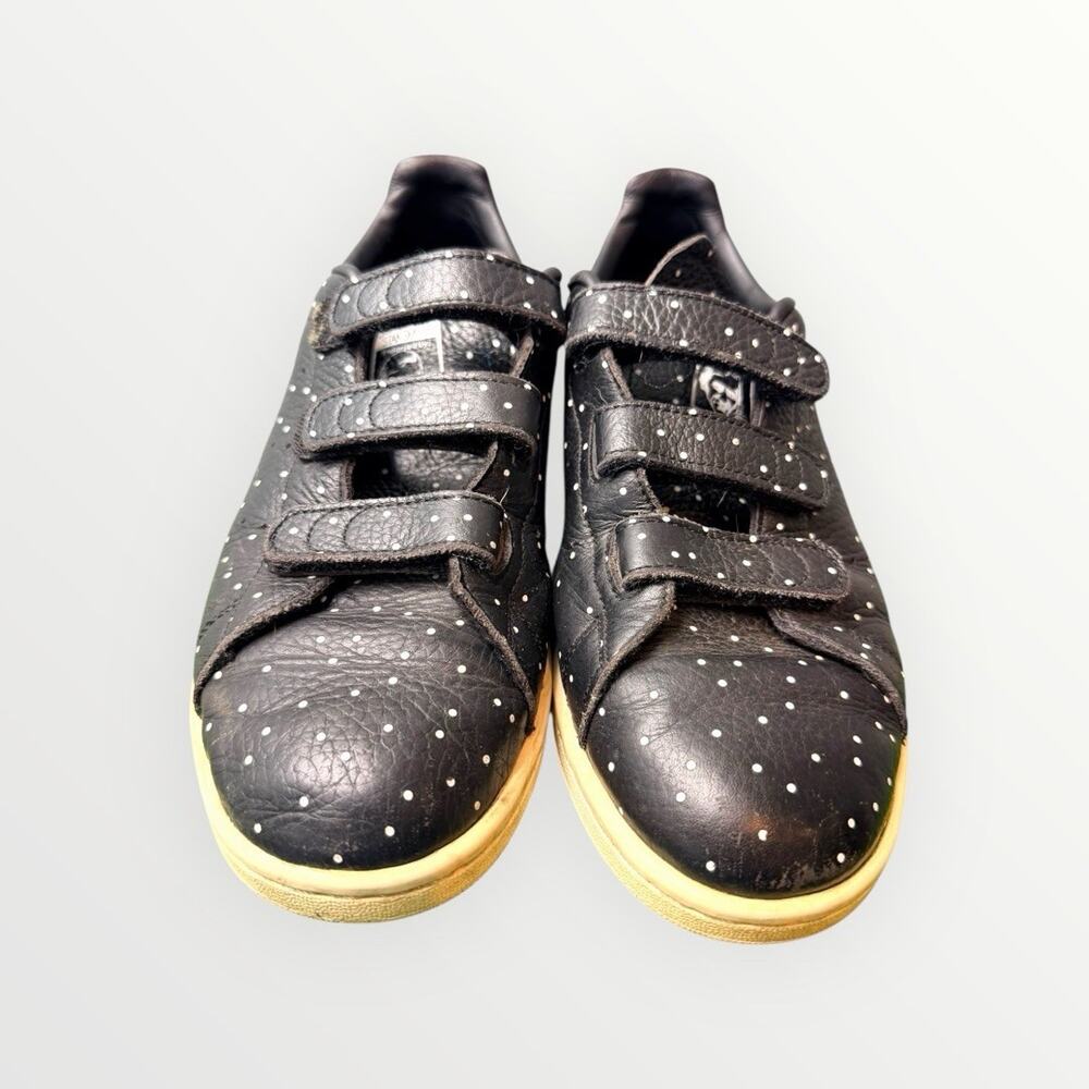 Adidas‎ Stan Smith CF 3-Strap Black Polka Dot Sneakers Men’s 9 EU 41⅓